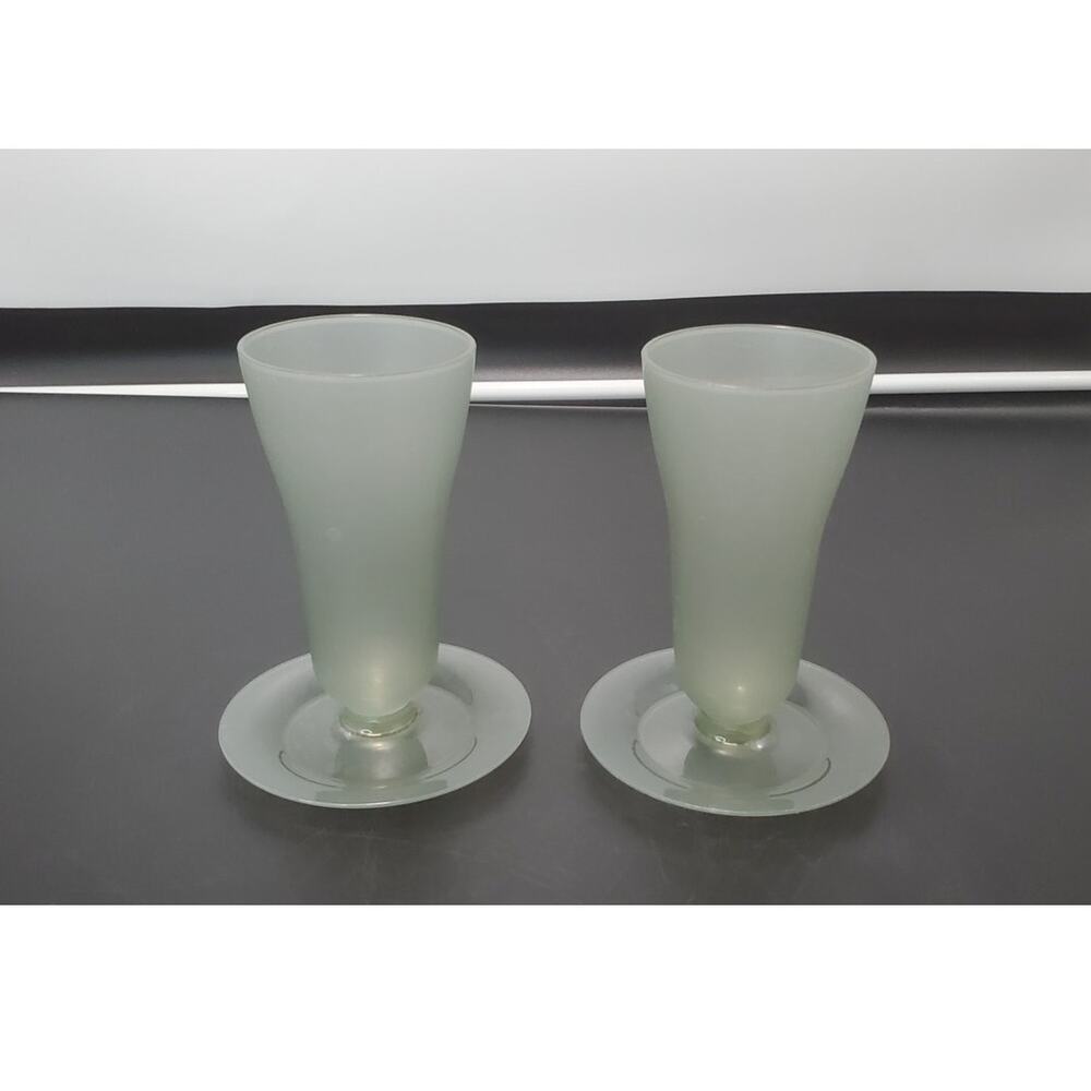 VINTAGE Tupperware Dessert Dishes, (Set of 2)  w/Base NO LIDS 755 754